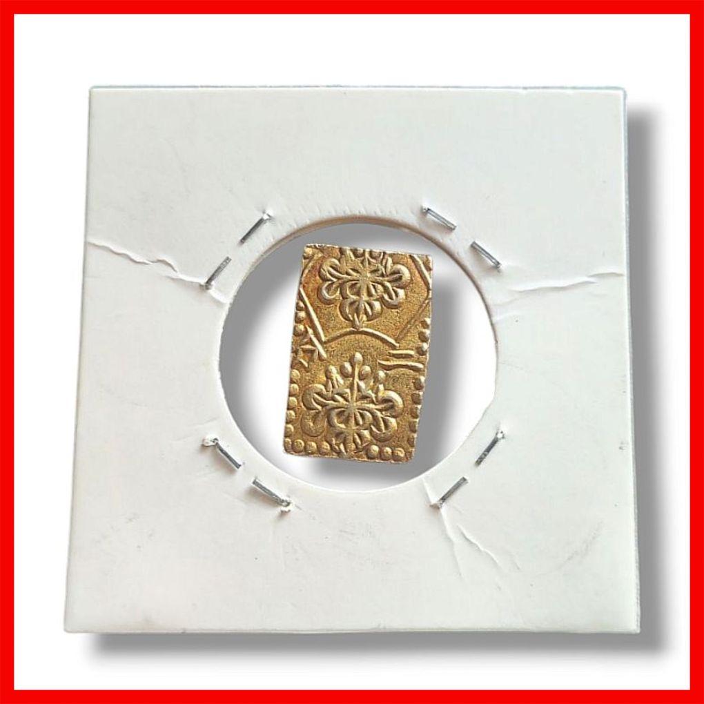 【古銭　明治二分金】 明治二分判金 ｜骨董品買取 緑和堂