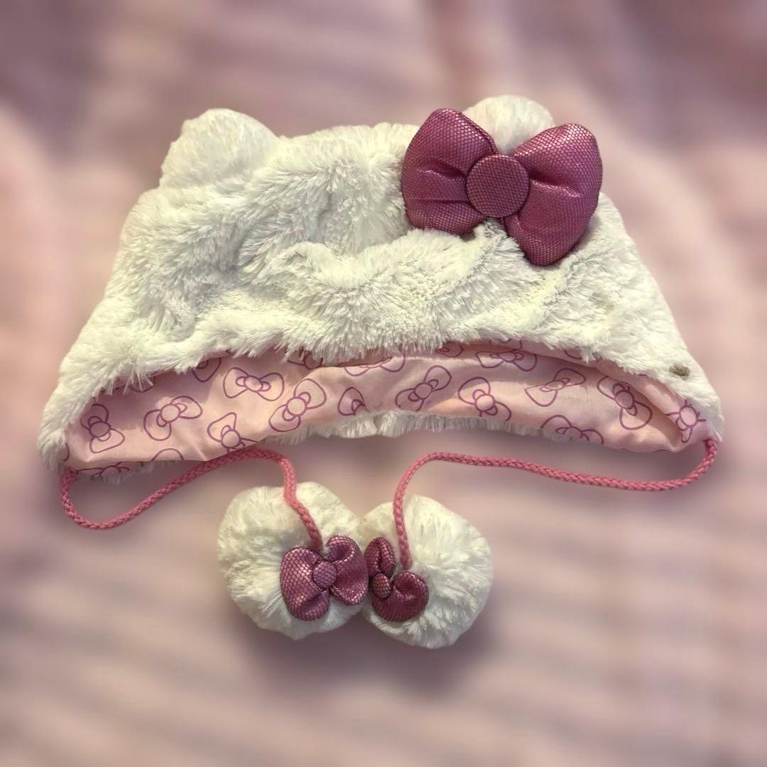 ハローキティ USJ ユニバ 被り物 帽子 - メルカリ