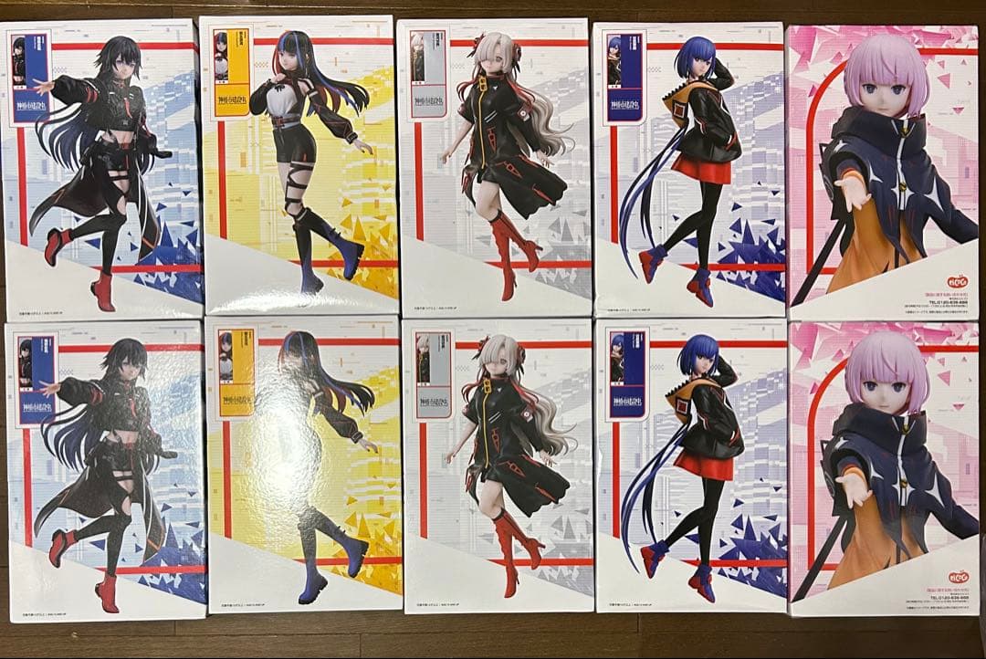 ラウンドワン限定 神椿市建設中。1/7スケールフィギュア １０点セット