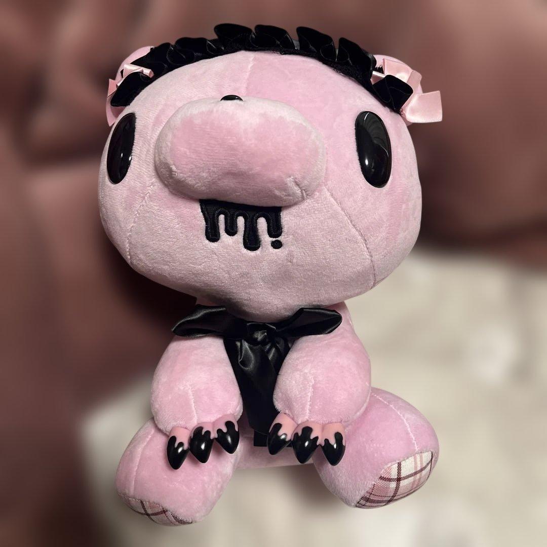 チャックスGP グルーミー ぬいぐるみ head dress ピンク チャックスGP いたずらぐまのグルーミー head dress variation ピンク