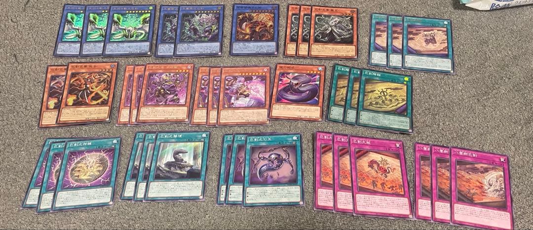 遊戯王　巳剣　ライゼオル　デッキパーツ一式