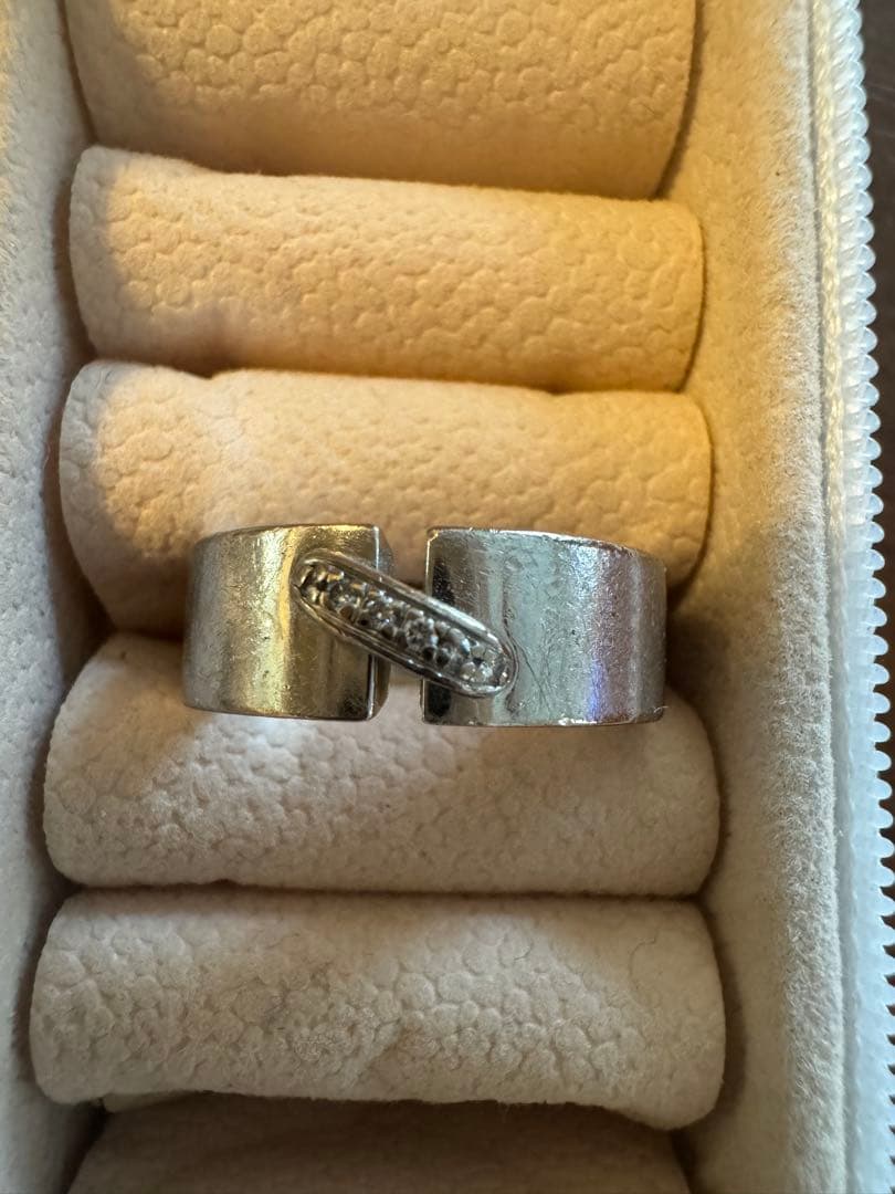 CHAUMET ショーメ Pt950 ダイヤモンド プラチナ リング指輪正規品