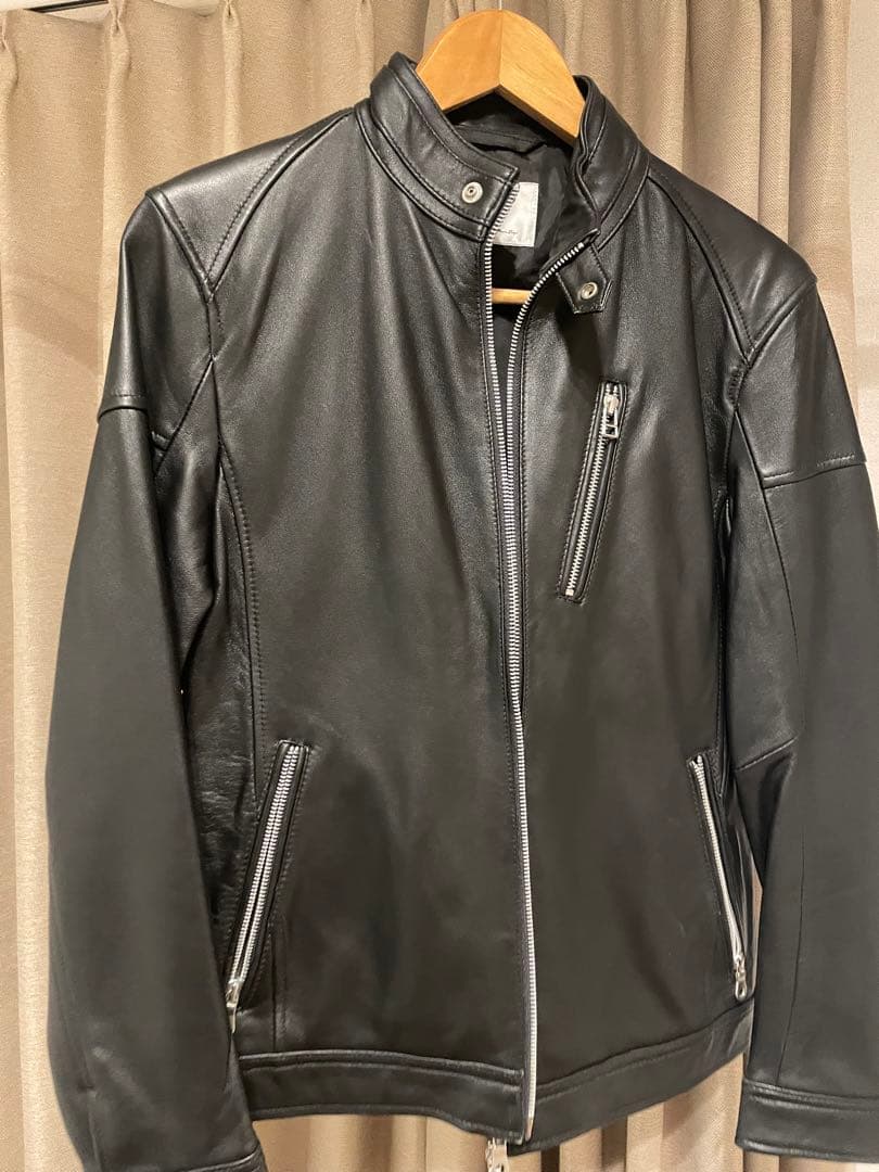 【超美品】RATTLE TRAP ライダースジャケット　ラムレザー