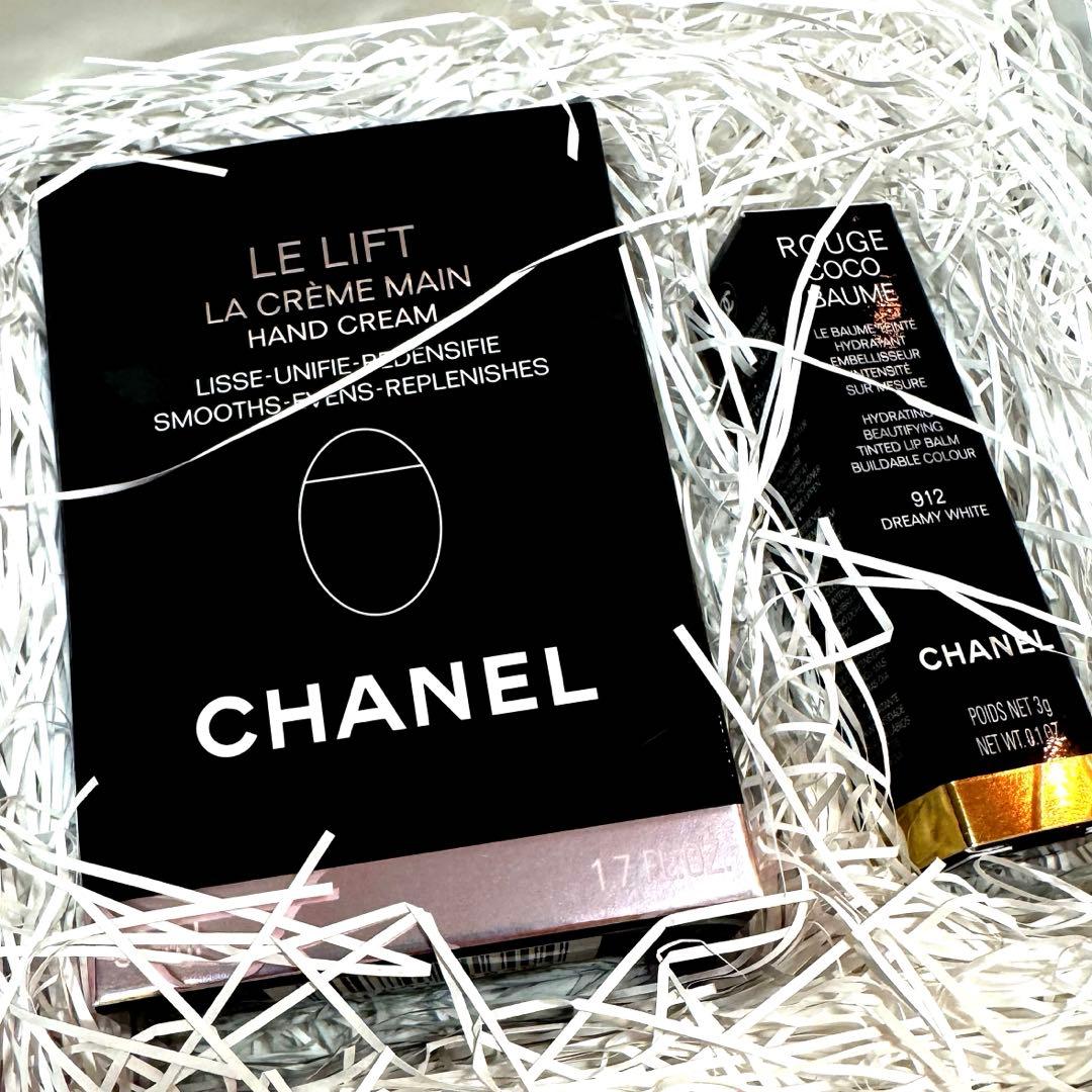 シャネル ル リフト ラ クレーム マン ハンドクリーム、リップバームセット