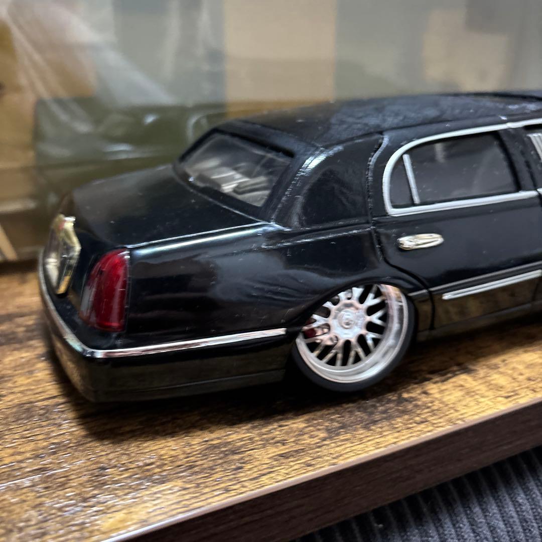 1/18 サンスター リンカーン タウンカー リムジン ブラック カスタム