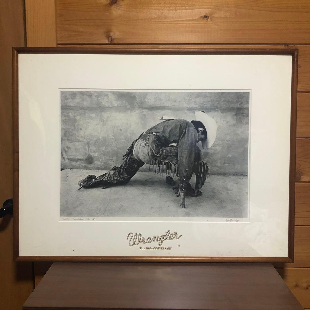ジーンズ　Wrangler 20周年記念印刷物　 Antique Vintage Wrangler（ラングラー） 【SALE!!】 75th Special DENIM BANNER JEAN