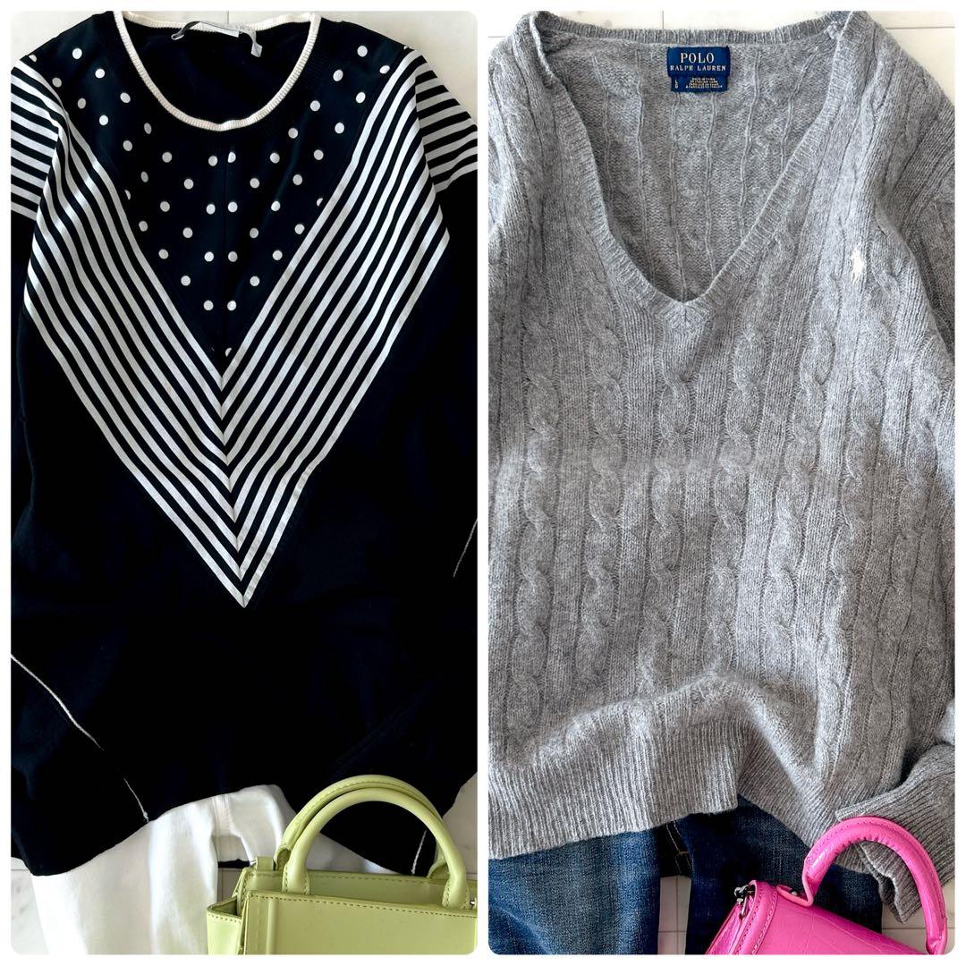 2点おまとめ ポロラルフローレン ニットプルオーバー ステラマッカートニー