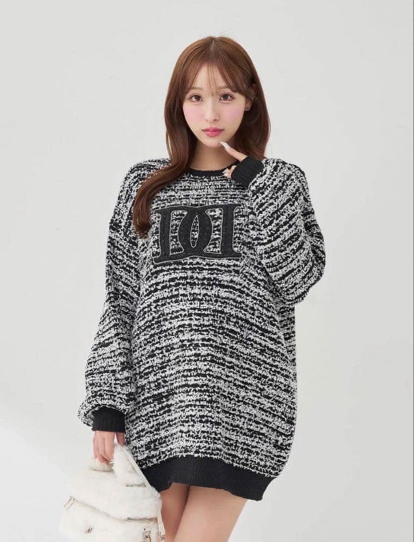 Darich DDロゴツイードニットプルオーバー - メルカリ