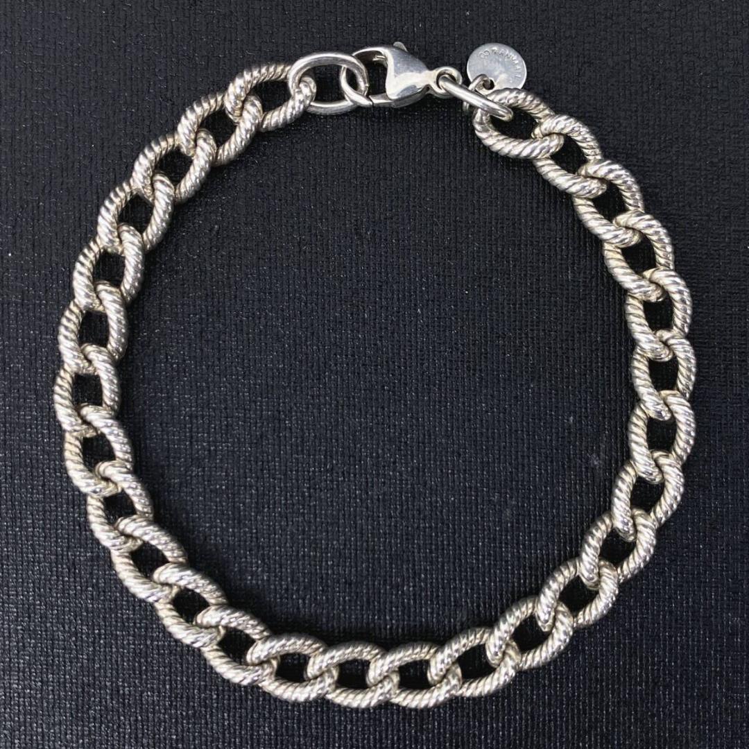 美品 OLD TIFFANY&Co シルバー925 ロープチェーン ブレスレット