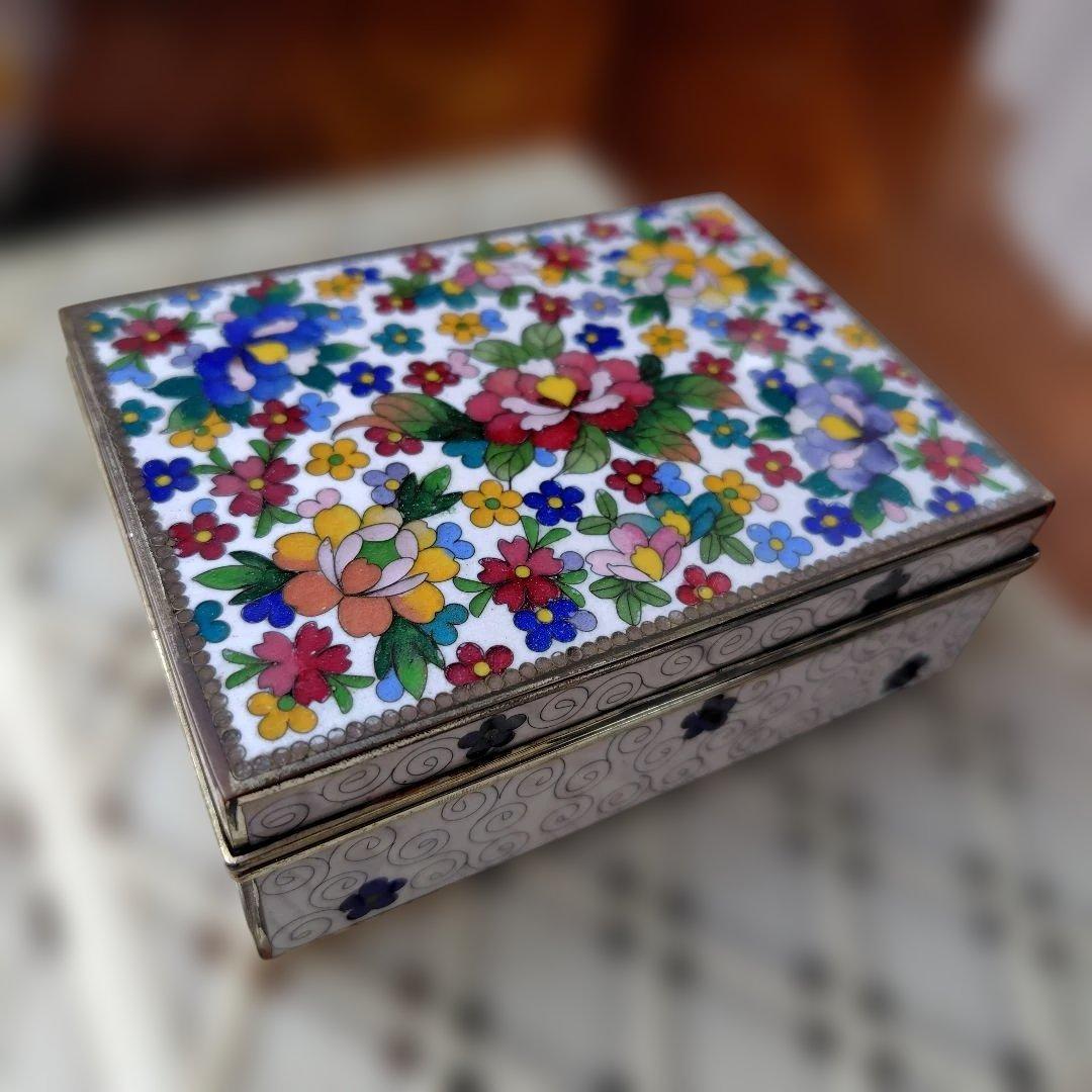 ②金工七宝　花柄宝石箱　アンティーク品 108507536_o5.jpg?