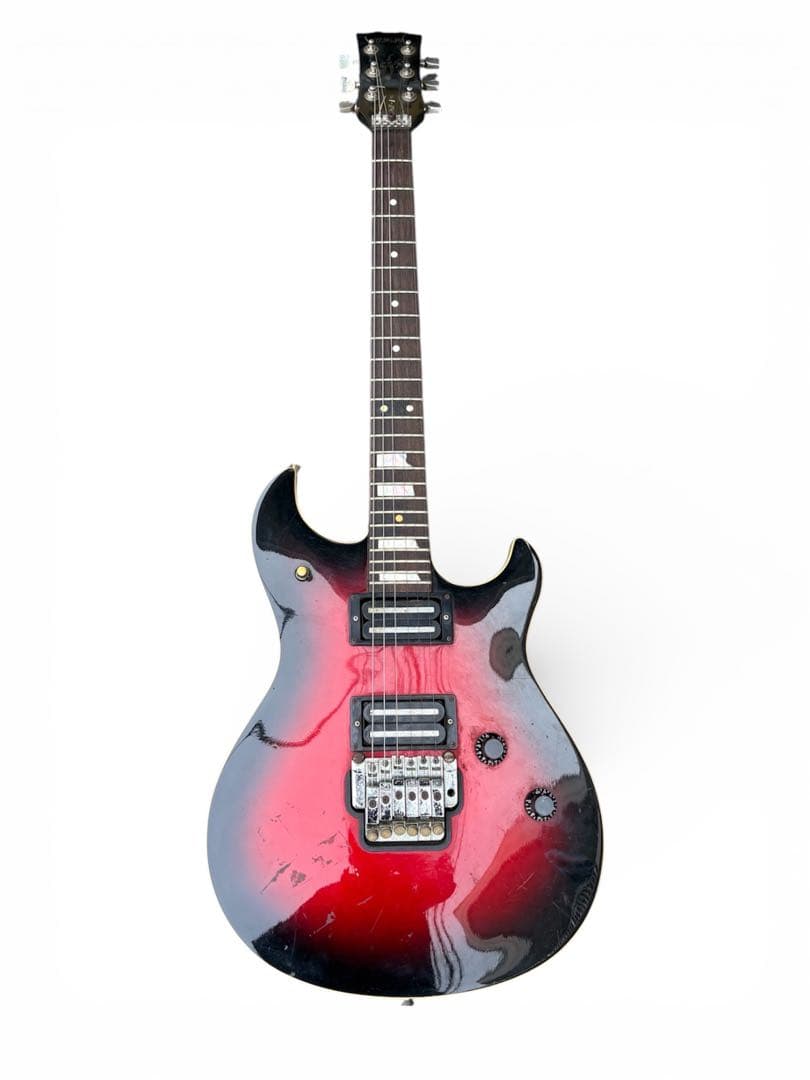 YAMAHA SGX-II エレキギター 日本製 レッド ブラック 現状品 YAMAHA (ヤマハ) エレキギター SG-1000 1980年製 日本製 リアPU断線