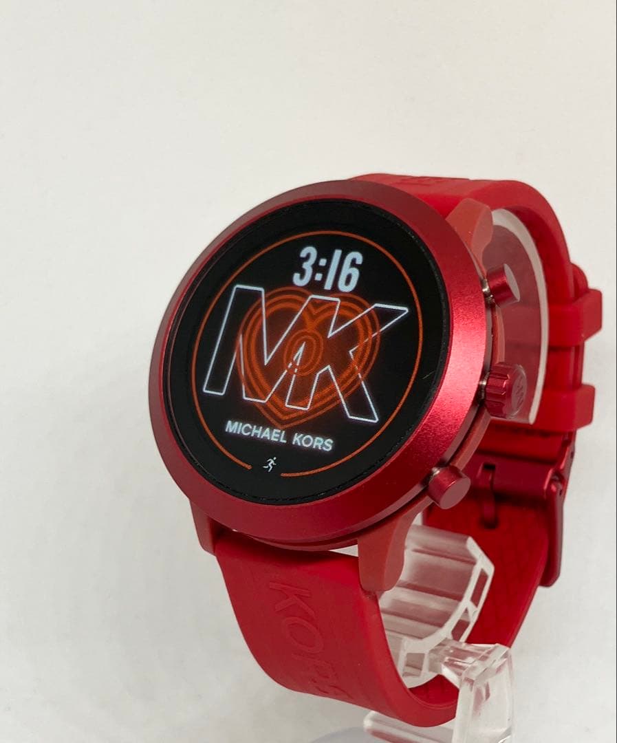 MICHAEL KORS MKT5073 赤色 スマートウォッチ