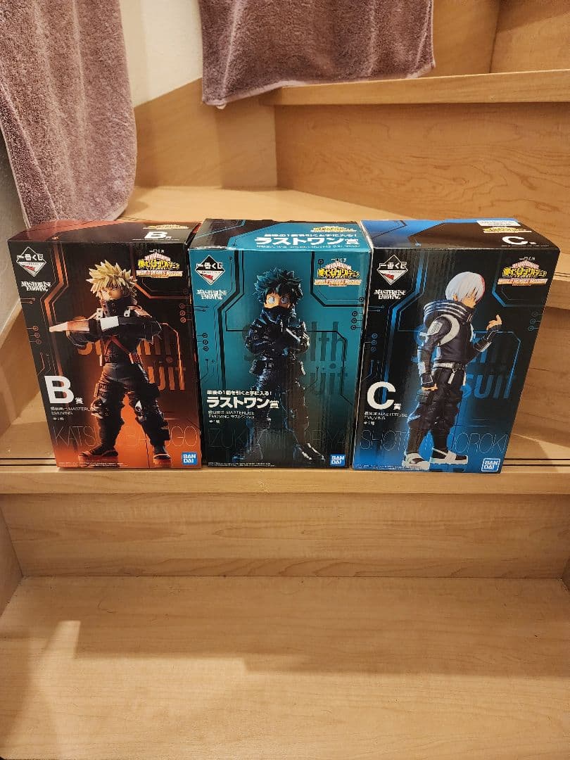 土日限定価格❗一番くじ　僕のヒーローアカデミア B賞C賞LO賞3体セット