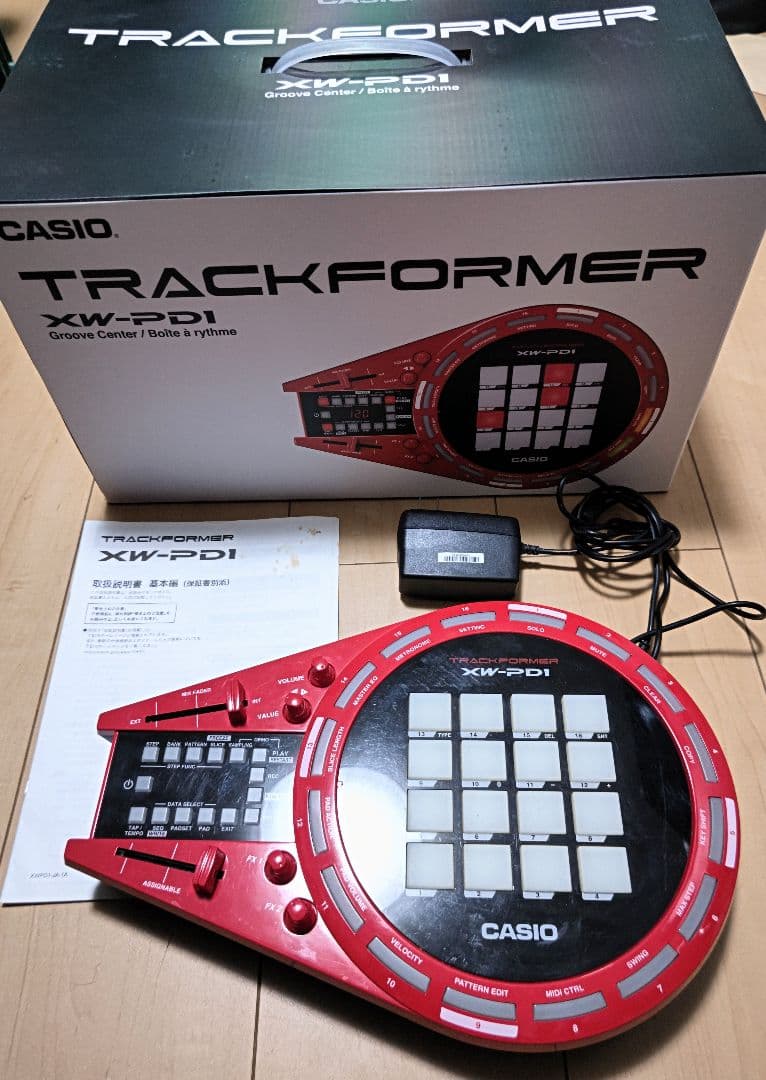 【中古超美品】CASIO トラックフォーマー　XW-PD1 元箱 取扱説明書有 中古超美品】CASIO トラックフォーマー XW-PD1 元箱 取扱説明書有