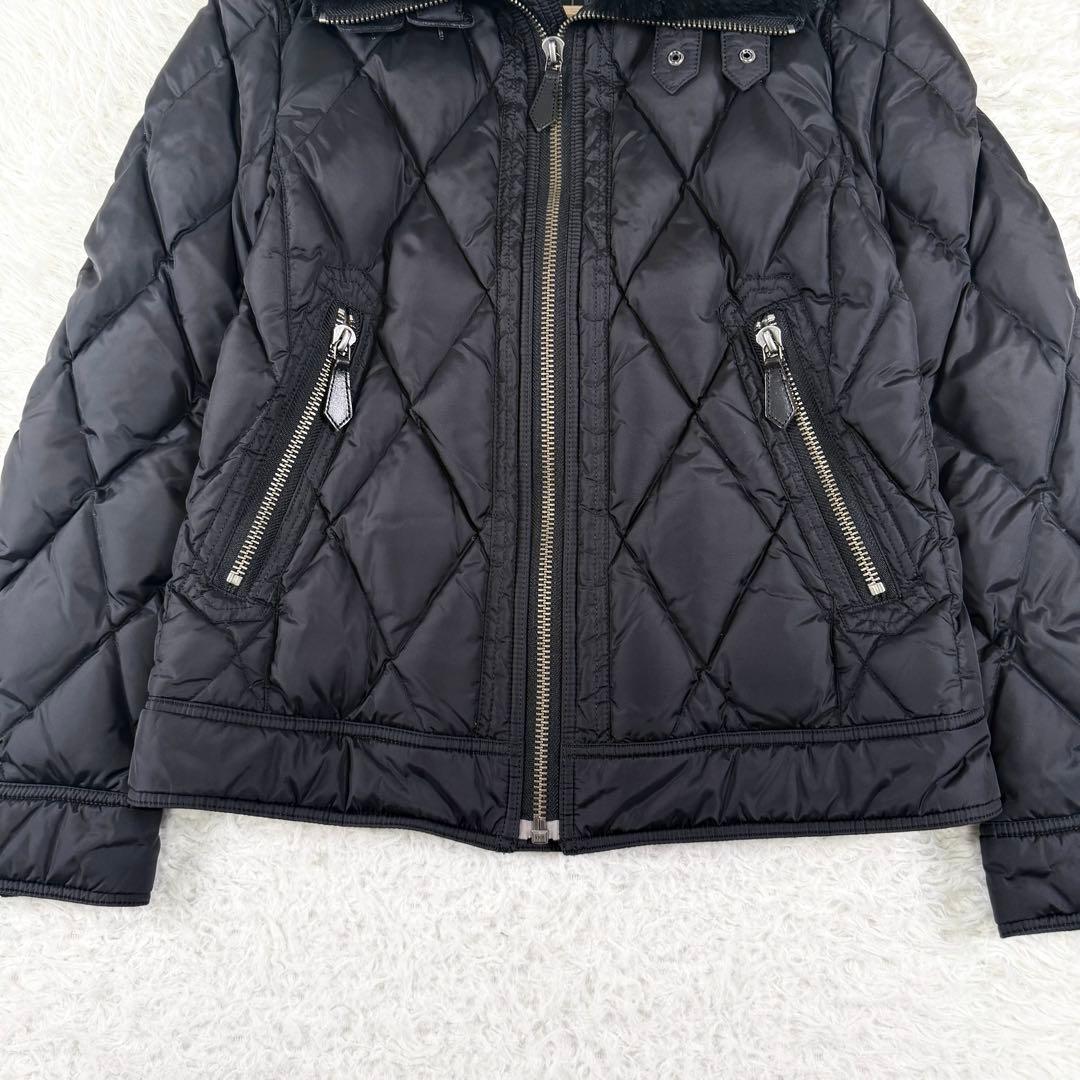 バーバリーブラックレーベル キルティング ダウンジャケット ノバ