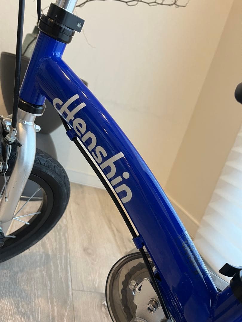 Henshin 幼児用自転車 青 クリスマスプレゼントに✨の通販はau PAY
