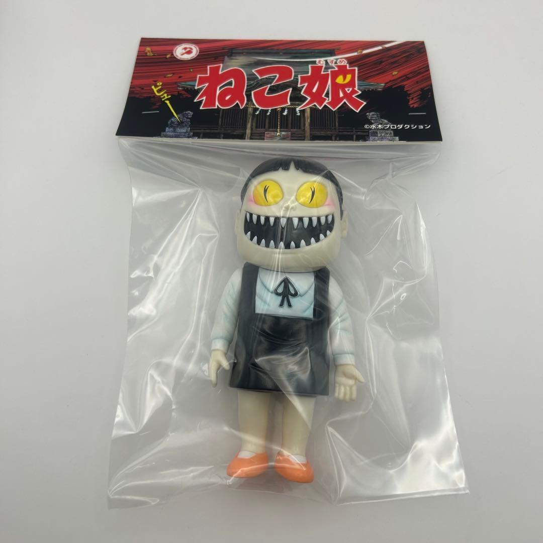 新品未開封 ロクでナシ玩具 真骨頂シリーズ　ねこ娘　ソフビ WF2026w