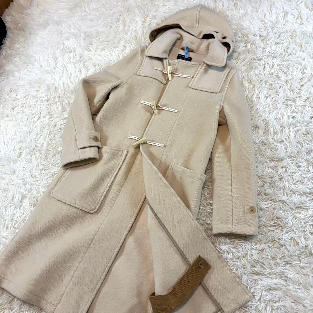 グローバーオールGALERIE VIE ダッフルコート　アイボリー　ヘリンボーン