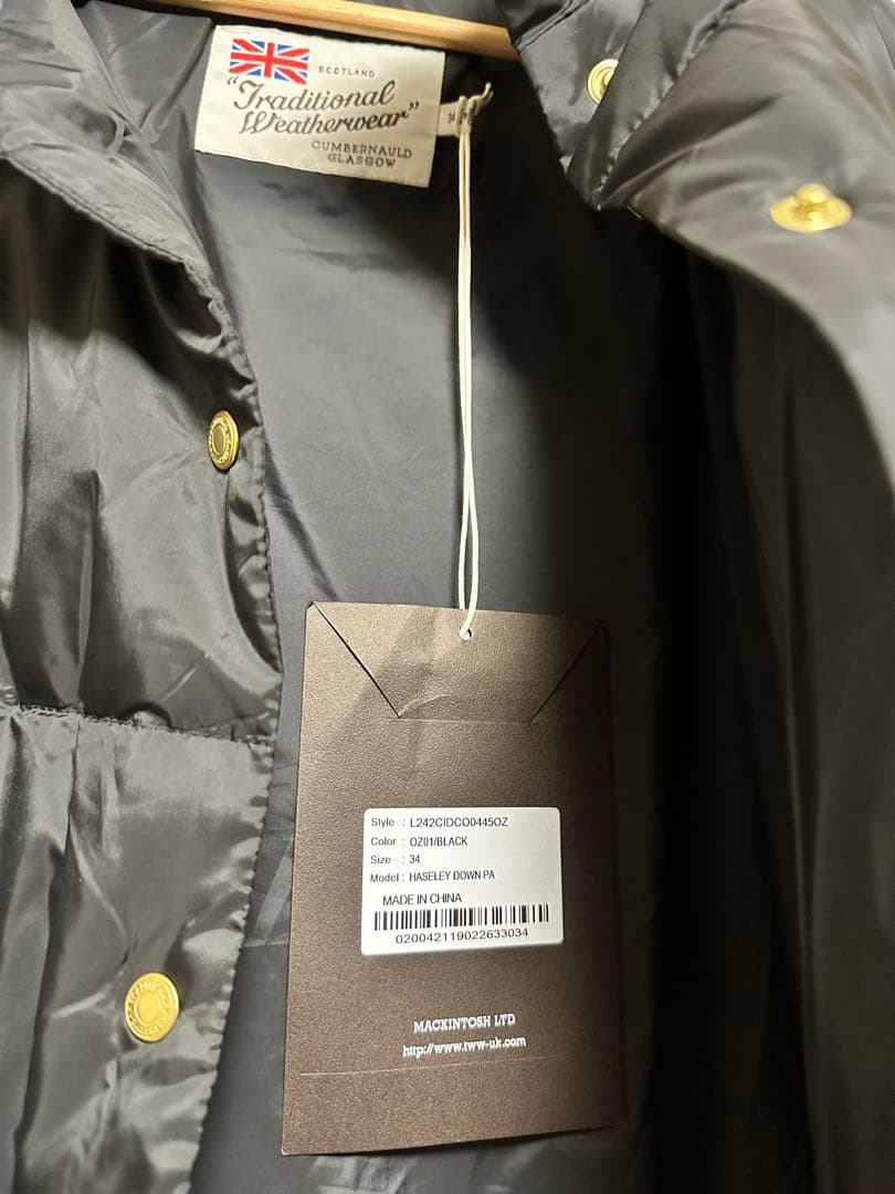 トラディショナルウェザーウェア ヘイズリーダウンパッカブル サイズ34