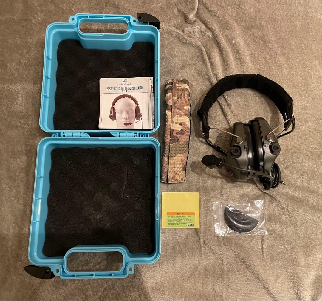 Z-TAC Sordin ヘッドセット 電子イヤーマフ