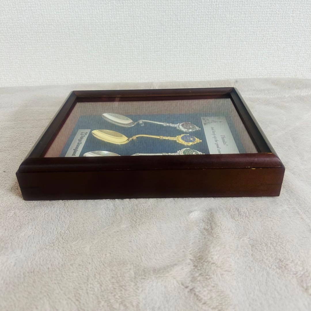 入手困難】ディズニー勤続記念スプーン3本セット キャスト限定品