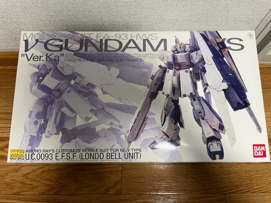 νガンダム HWS Ver.Ka ガンプラ「MG 1/100 νガンダム HWS Ver. Ka」や「MG 1/100 Hi-ν