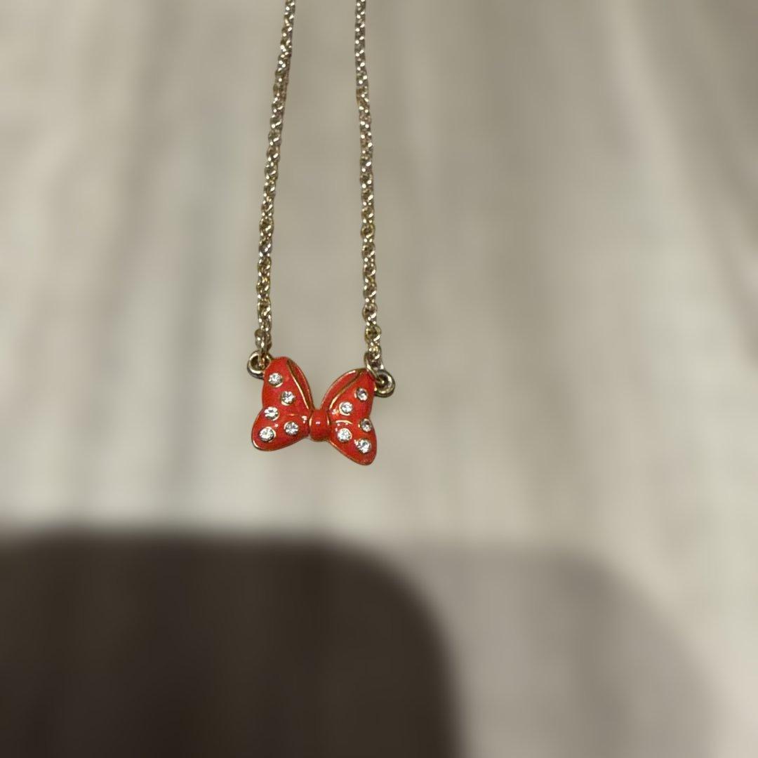 ミニーちゃんアクセサリーセット ネックレス ピアス - メルカリ