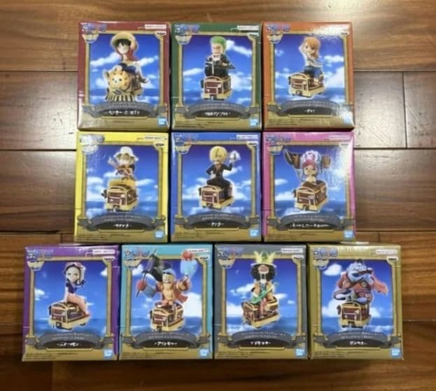 ワールドコレクタブルフィギュア 麦わらストア ALL ABOARD 10種セット