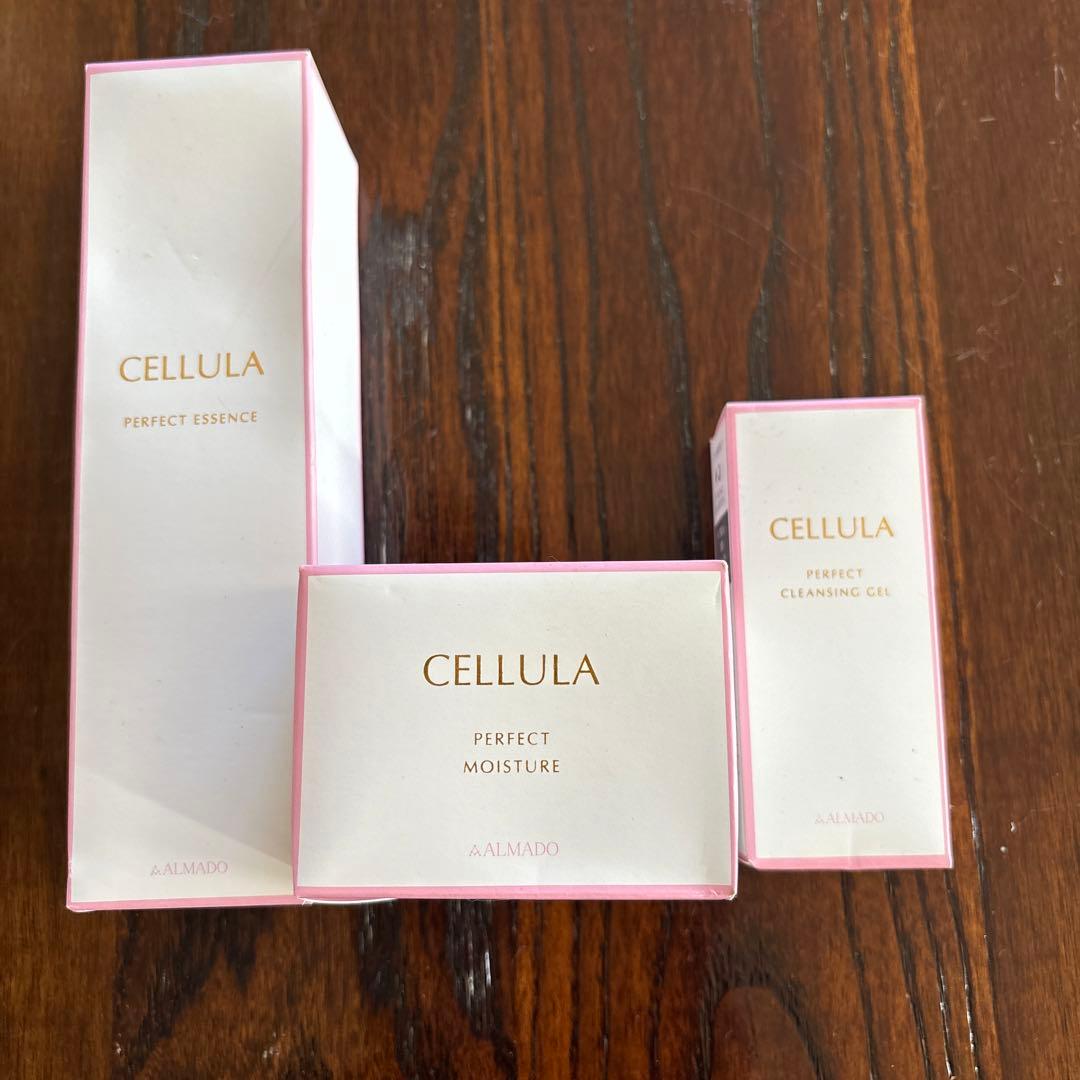 【新品未開封】CELLULA パーフェクトエッセンス/モイスチャークリームセット