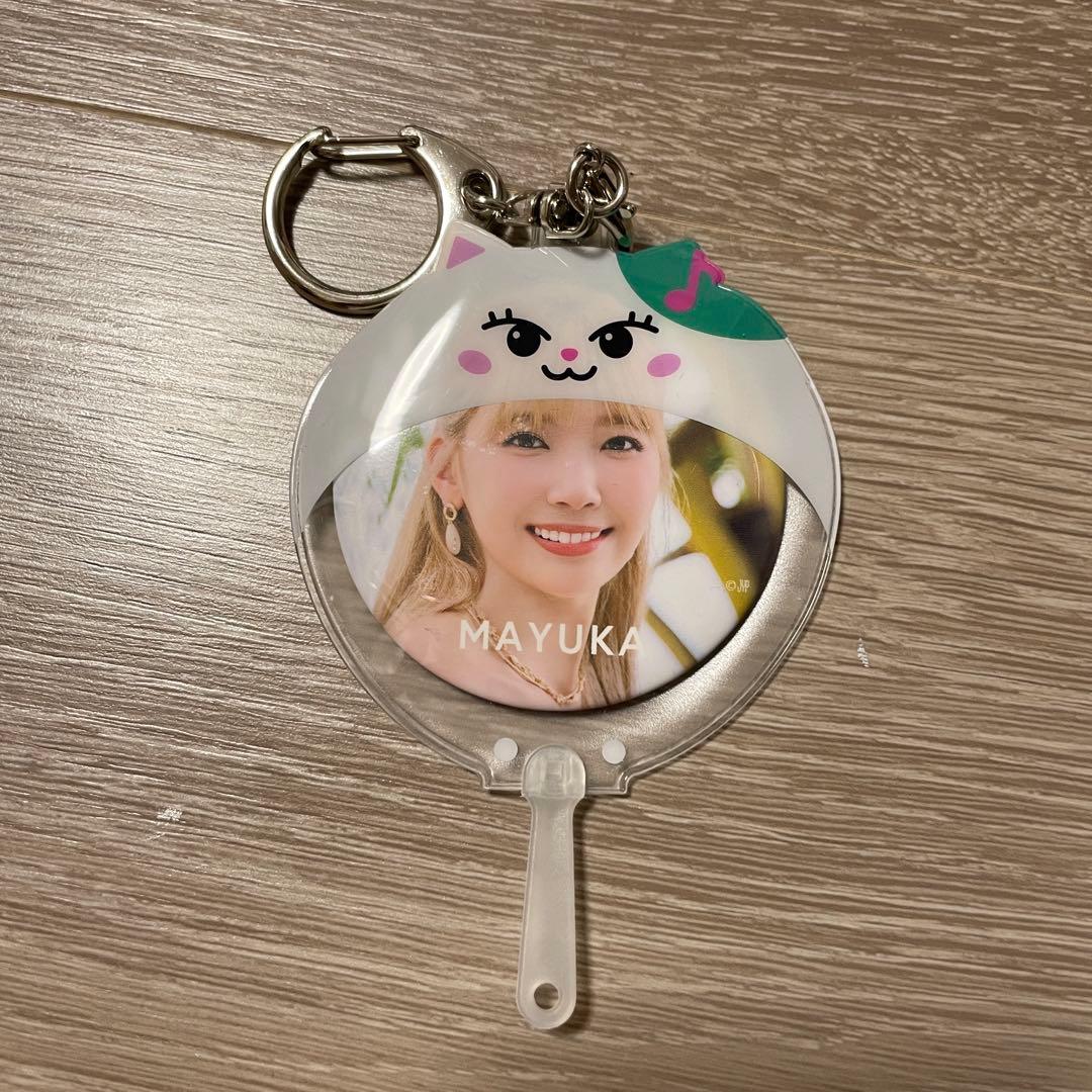 NiziU ルキャ マユカ NIZOO 缶バッジケース うちわ 缶バッジ付き