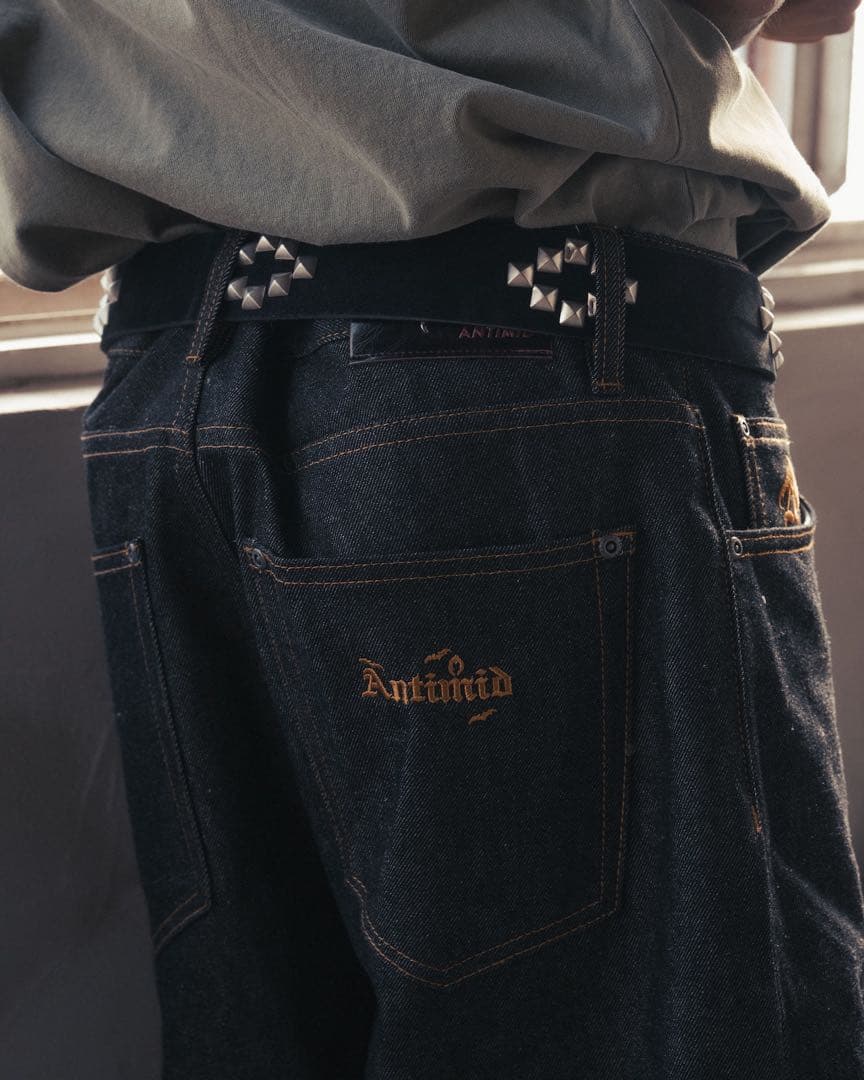 ANTIMID STUDS BELT 超希少 即完売 ブラック シルバー - メルカリ