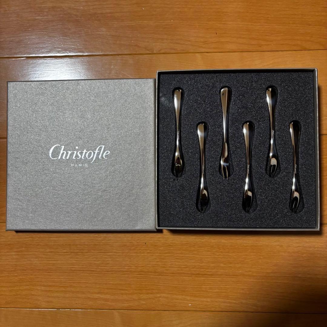 クリストフル Christofle オリジン カクテルフォーク 6本セット クリストフル Christofle B00065299 Mood 食器 ムード 6人用