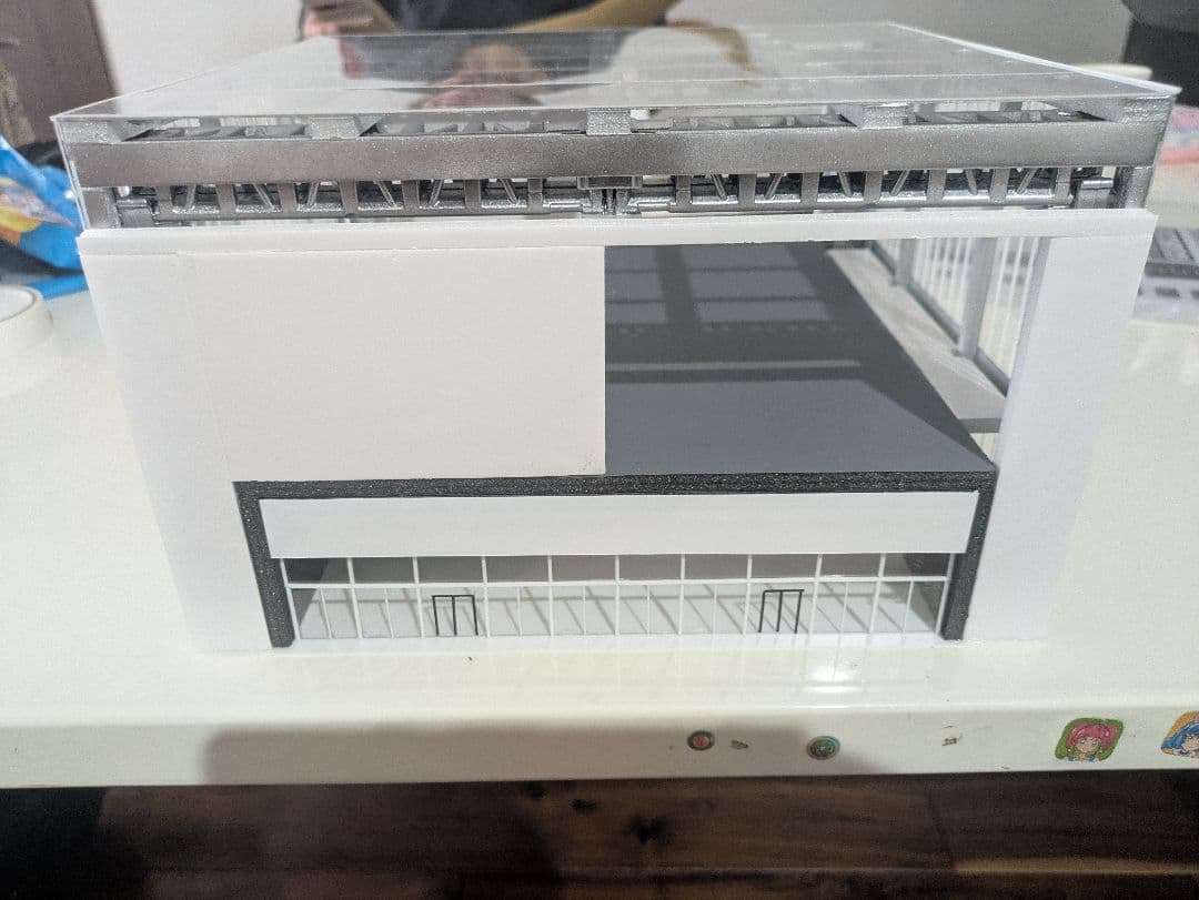 Nゲージ 自作ストラクチャー 高架駅舎 ジオラマ - メルカリ