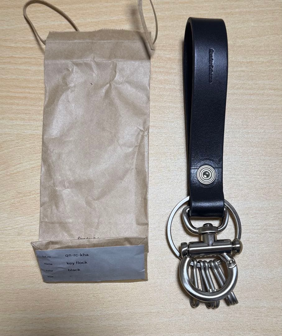 エンダースキーマ　キーリング ブラック キーホルダー