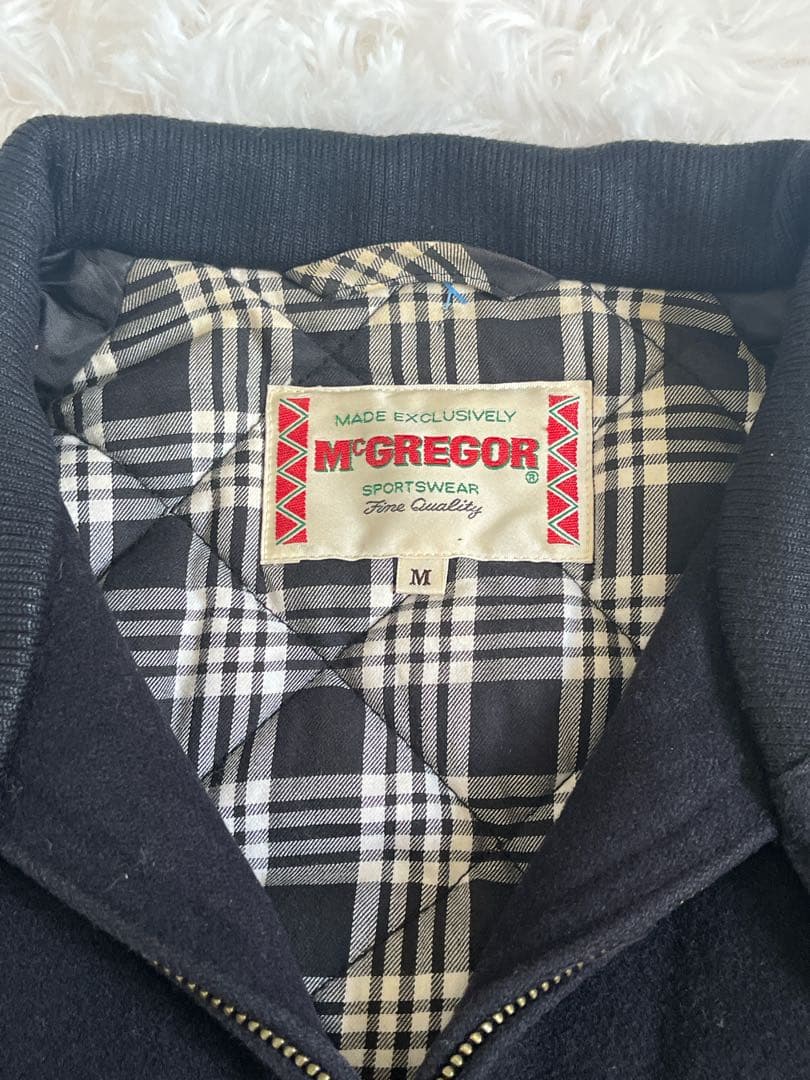 美品McGREGOR wool swing top スウィングトップ ネイビーM - メルカリ