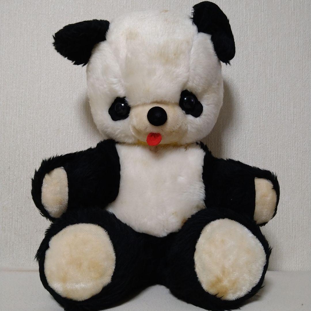 □昭和レトロ 大きなパンダのぬいぐるみ　ビンテージ 新品 パンダーZぬいぐるみ パンダ 昭和ぬいぐるみ ぬいぐるみ 昭和