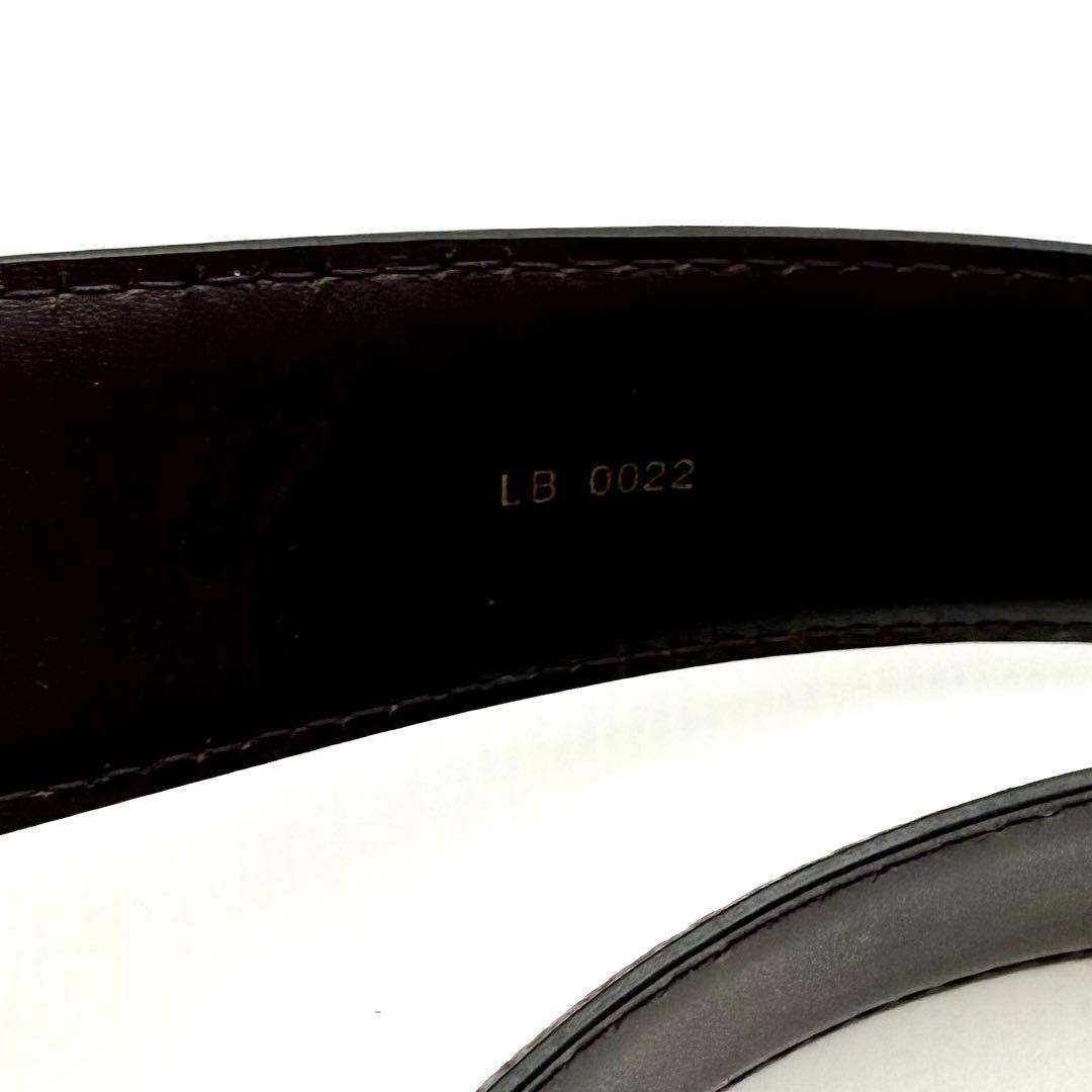 極美品 ルイヴィトン タイガ ベルト サンチュール ボルドー - メルカリ