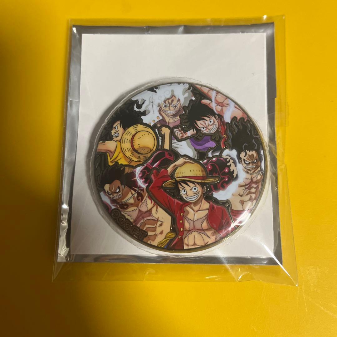 ワンピース 2024 ライバルズ メタル缶バッジ ルフィ シークレット