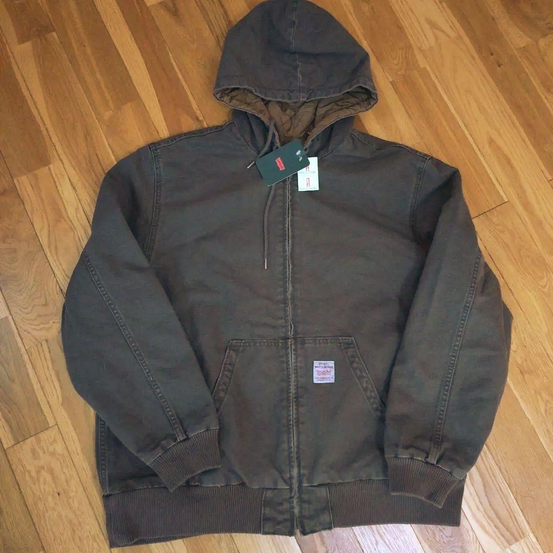 リーバイス アクティブジャケット フーディー ブラウン WORKWEAR