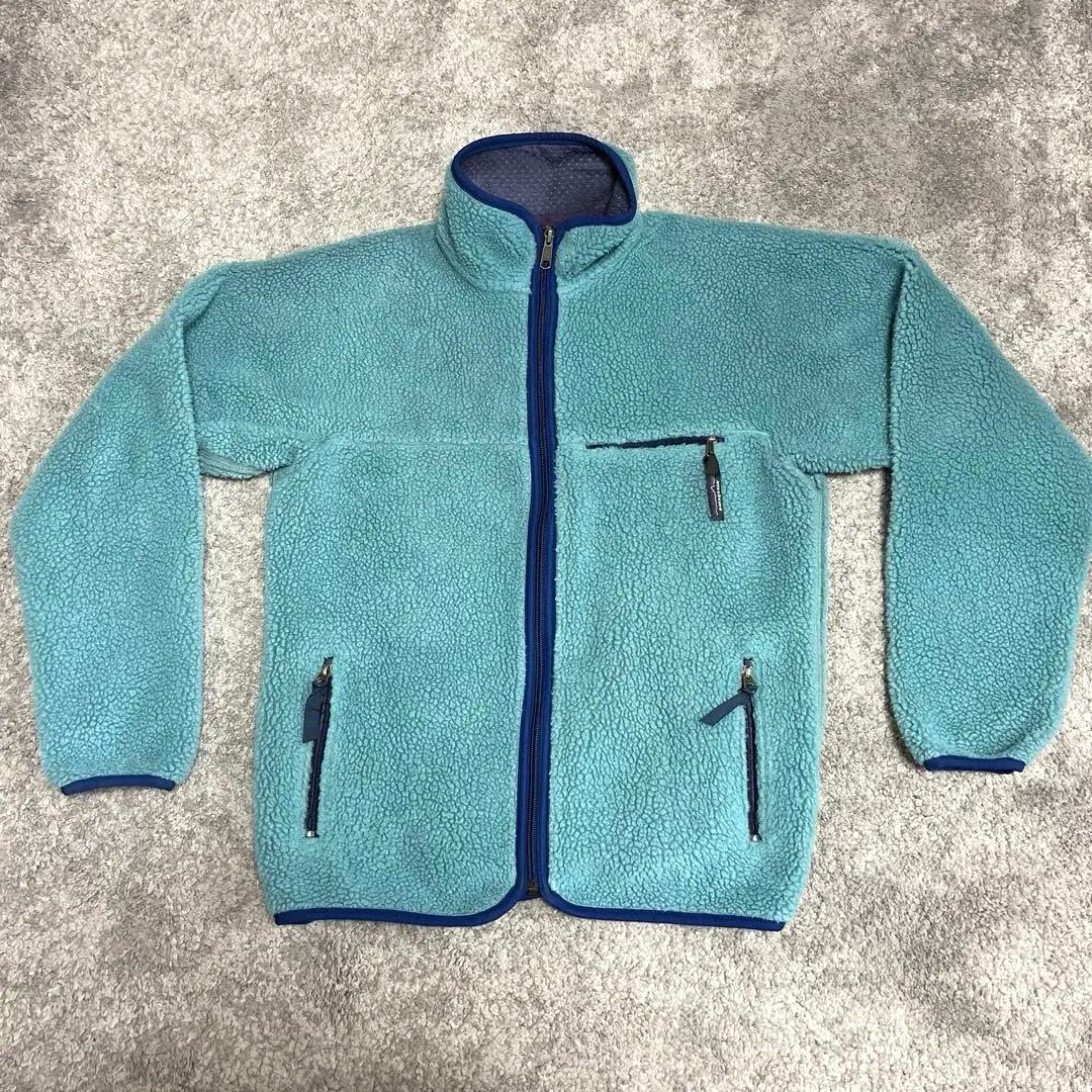 極美品】パタゴニア ベビーレトロ カーディガン Sサイズ シーグリーン