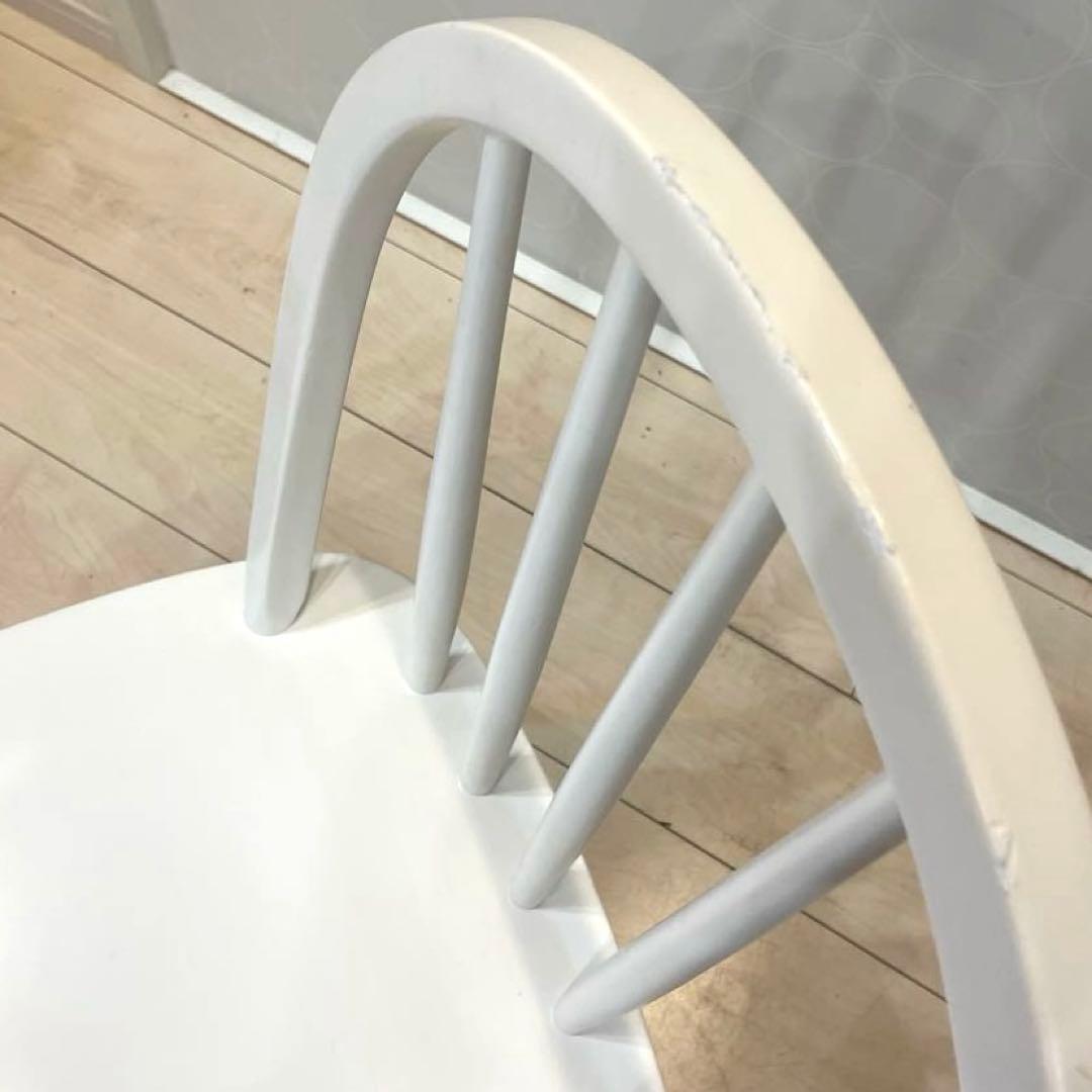 MOMO NATURAL】 ウィンザーチェア 北欧 ダイニングチェア 椅子 白