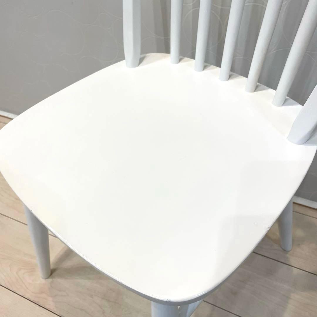 MOMO NATURAL】 ウィンザーチェア 北欧 ダイニングチェア 椅子 白