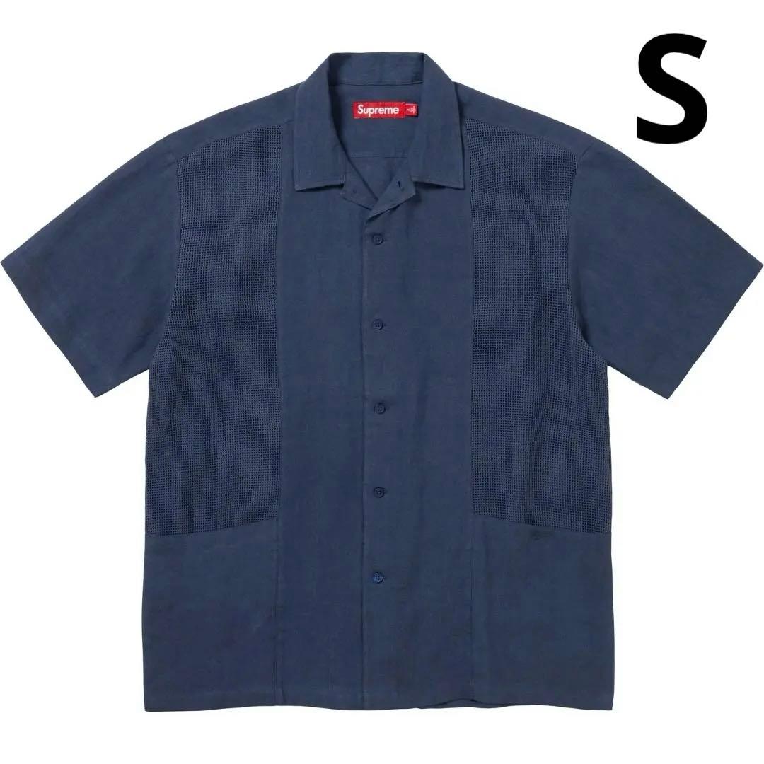 Supreme Mesh Panel Linen S/S Shirt