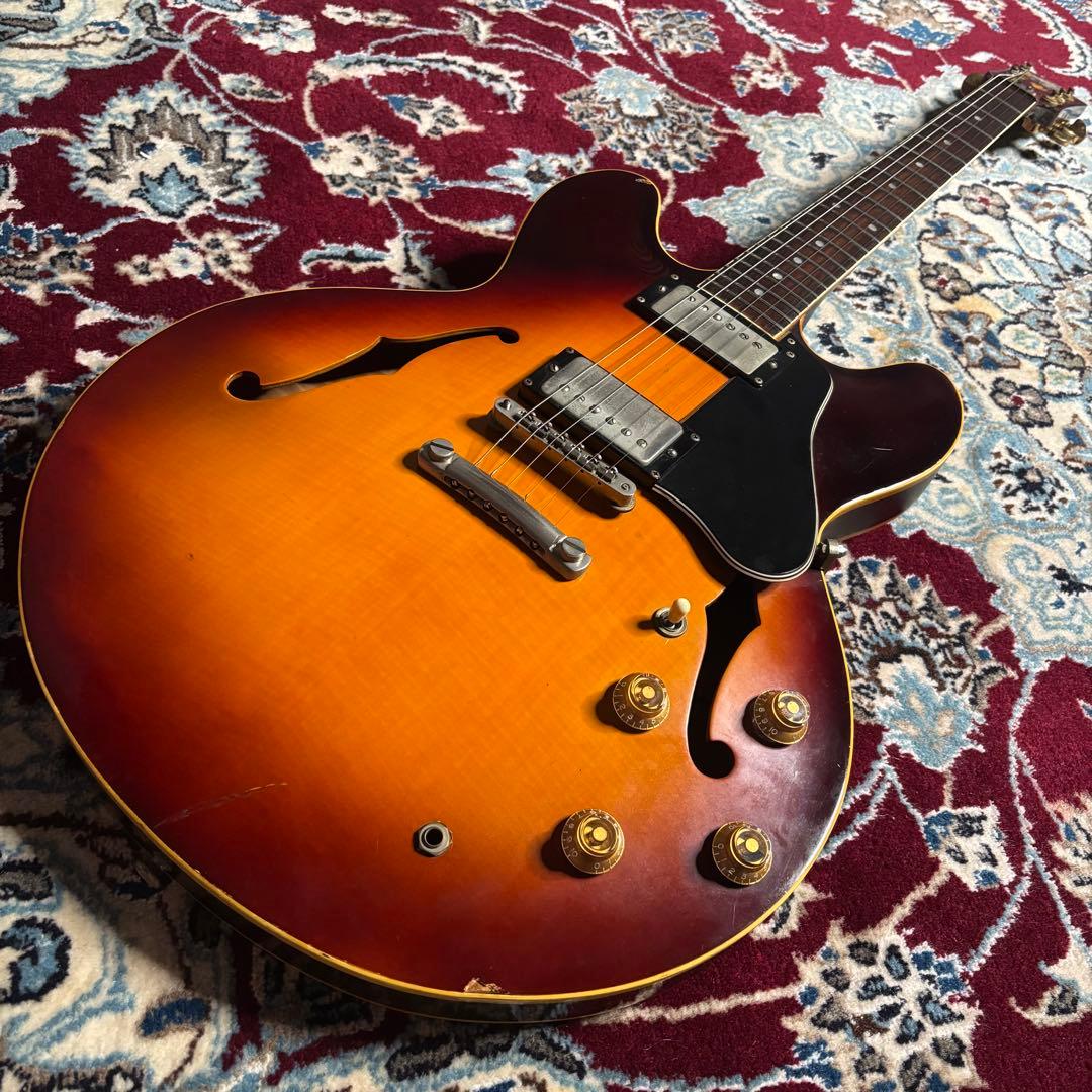 Argus アーガス セミアコ ES-335タイプ フレットエッジバインディング