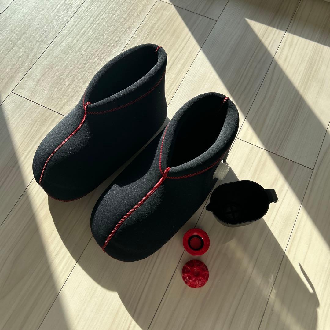 cloz 柔らか湯たんぽシューズ ブラック