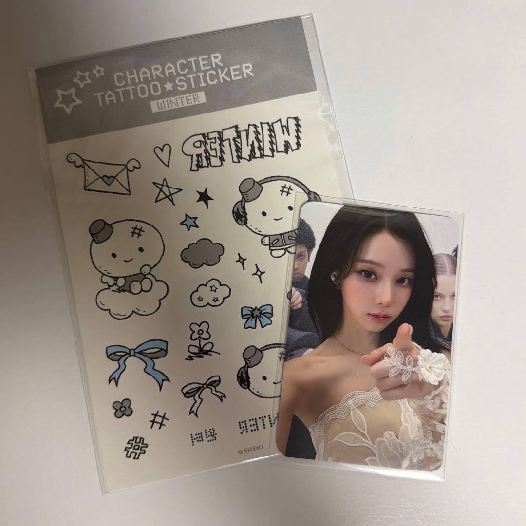aespa ウィンター タトゥーステッカー トレカ付き ソウルコン 韓国