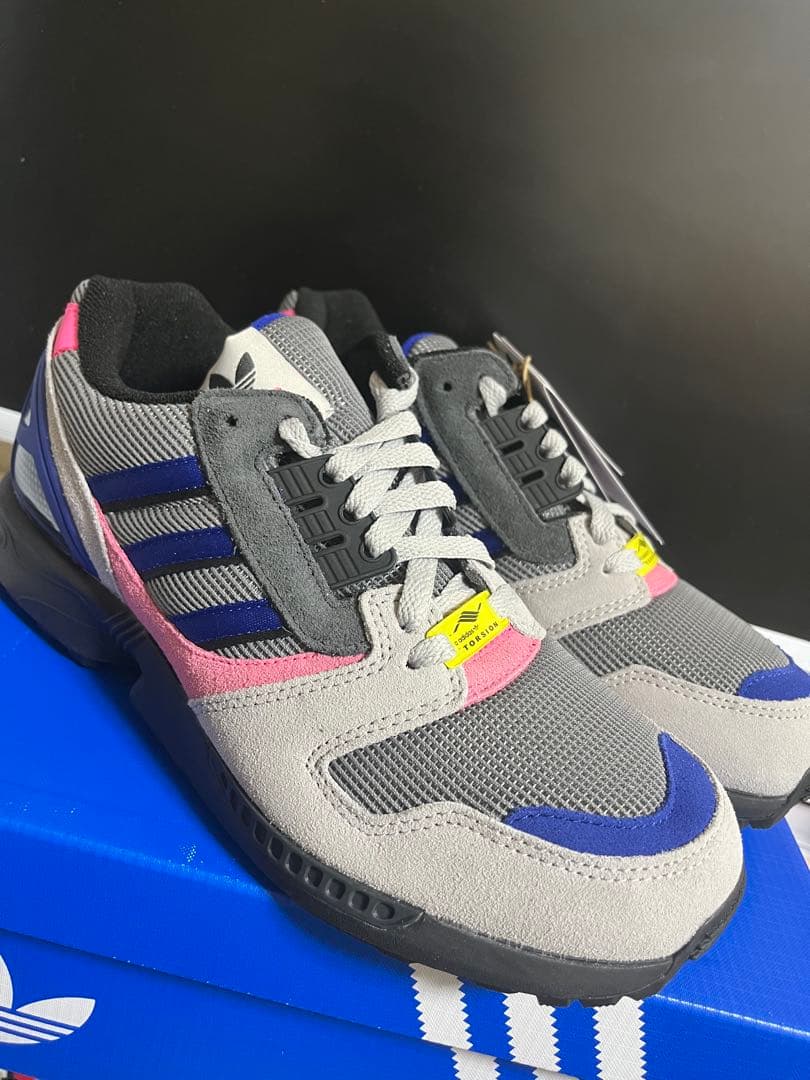 パパさん専用adidas ZX 8000 グレー/ピンク/ブルー 265