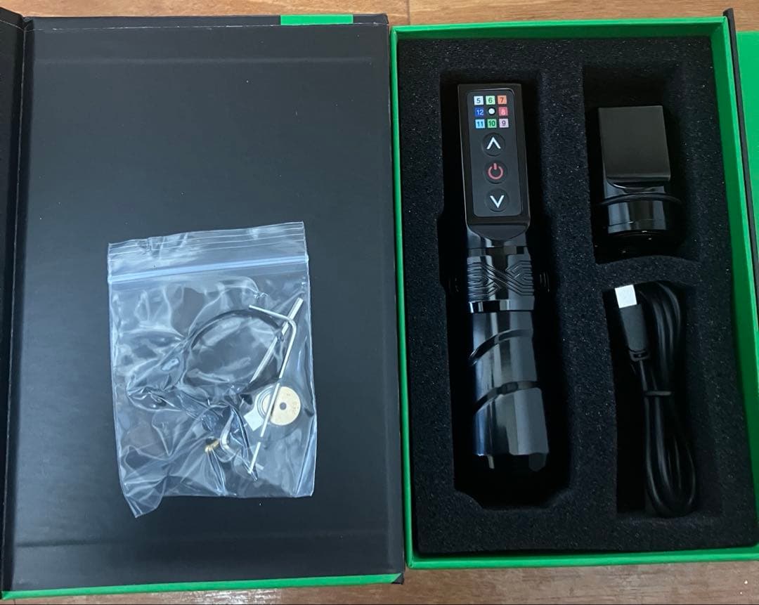 XNET Epi タトゥーマシン XNET Vipera Professional Wireless Tattoo Machine Adjustable Stroke