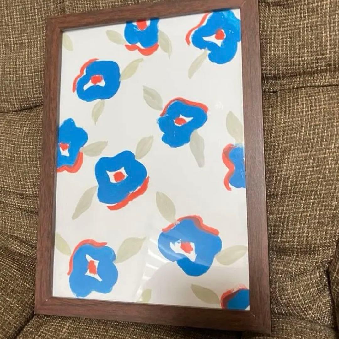 UNIART no.6 抽象アクリル画 木製フレーム付き - メルカリ