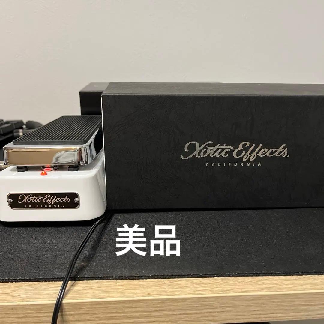 し*い様 Xotic Effects ワウペダル ホワイト　アダプター付き